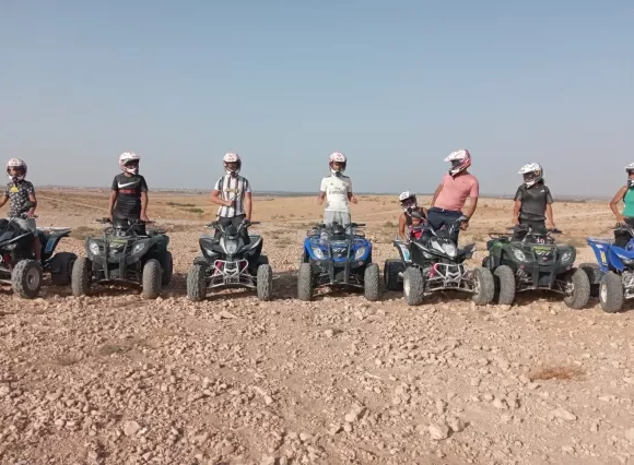 Quad bike tour Marrakech Agafay desert